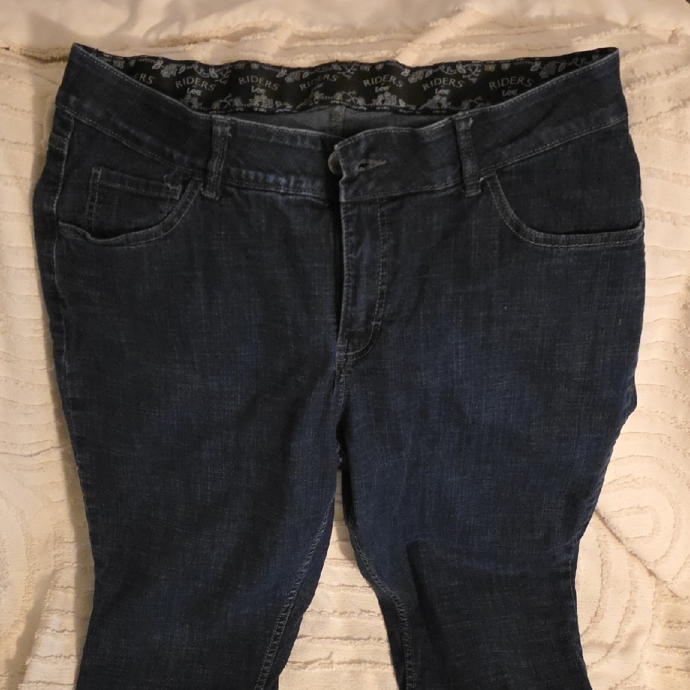 Riders by Lee Women's Dark Blue Straight Leg Jeans